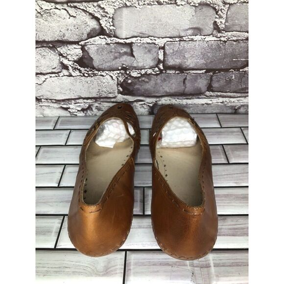 Pikolinos Brown Leather Cut Out Floral Pump Heel Shoes Women’s Sz 41EU/10.5M US - Picture 13 of 16
